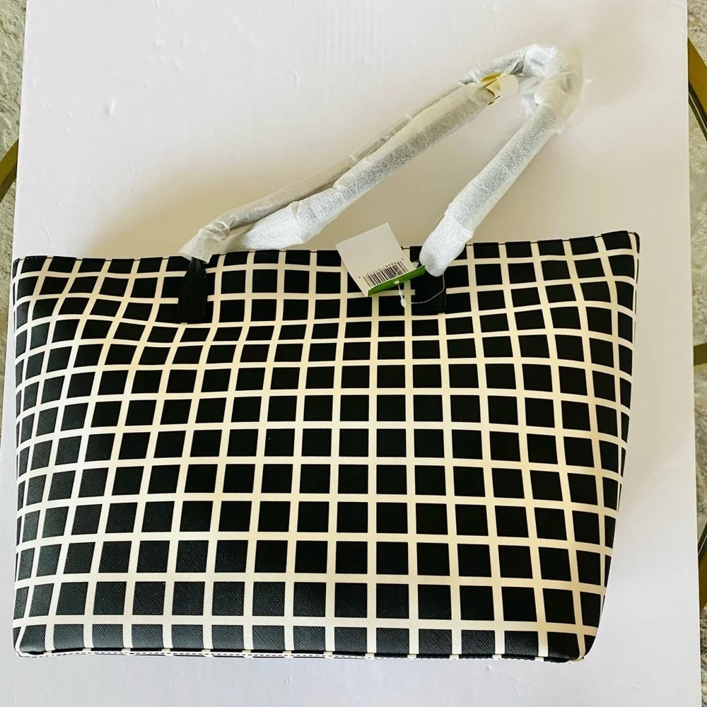 Rare kate spade Margareta Shore Street checkers tote